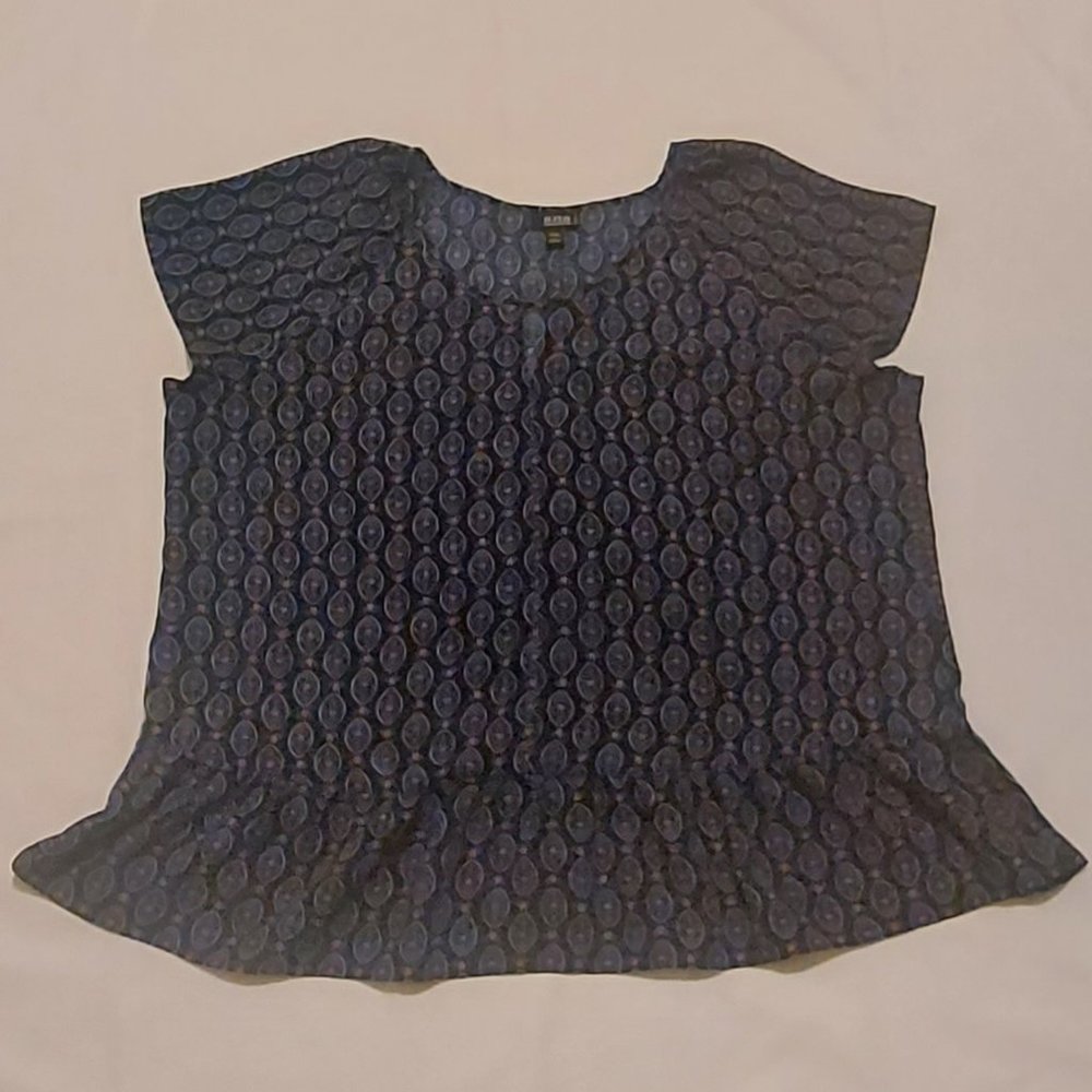 A.N.A PXXL short sleeve Navy Blue blouse
